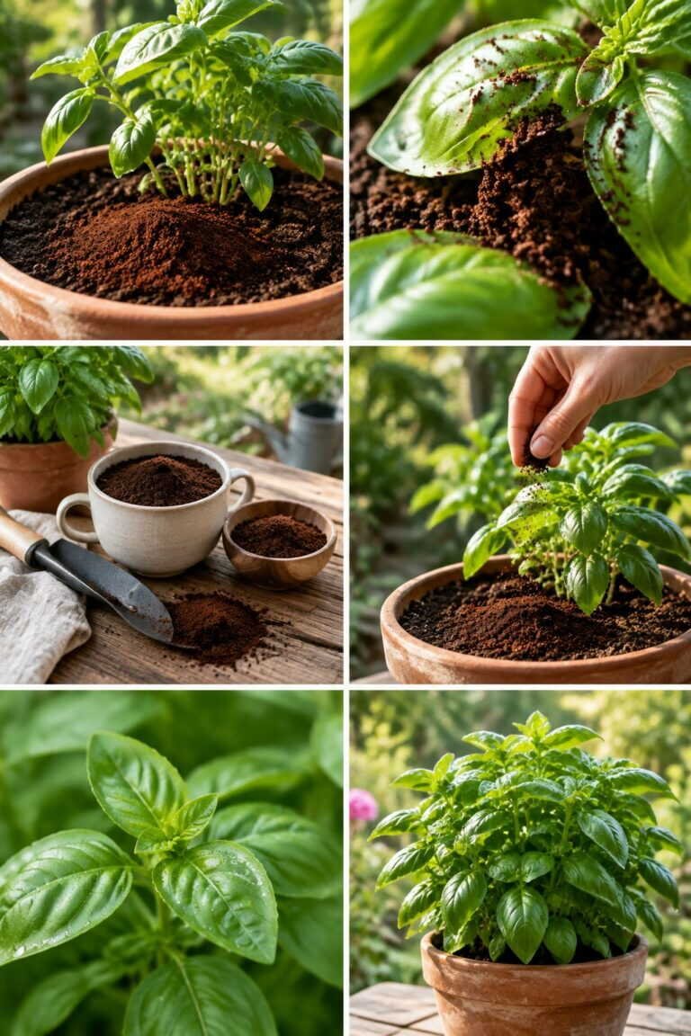 Le marc de café sur les aromatiques : bonne ou mauvaise idée ?