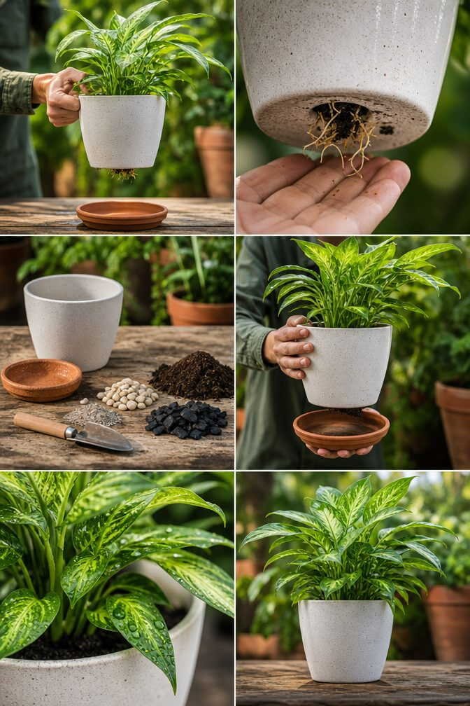 Le poids du pot : le test d&rsquo;arrosage sans rien planter dedans