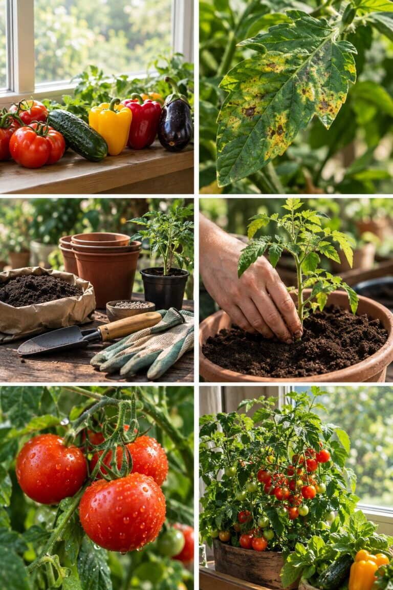 Légumes à faire pousser sur un rebord de fenêtre : le top 5
