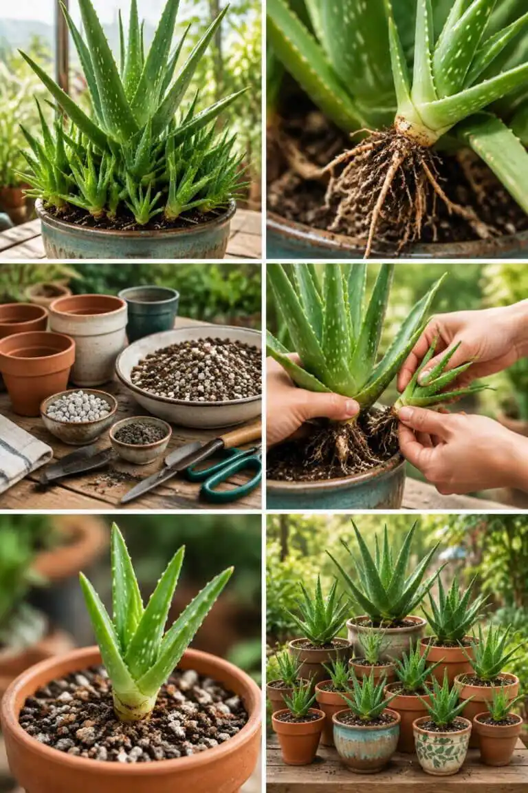 Les bébés aloe vera : les séparer pour en avoir 10 en un an