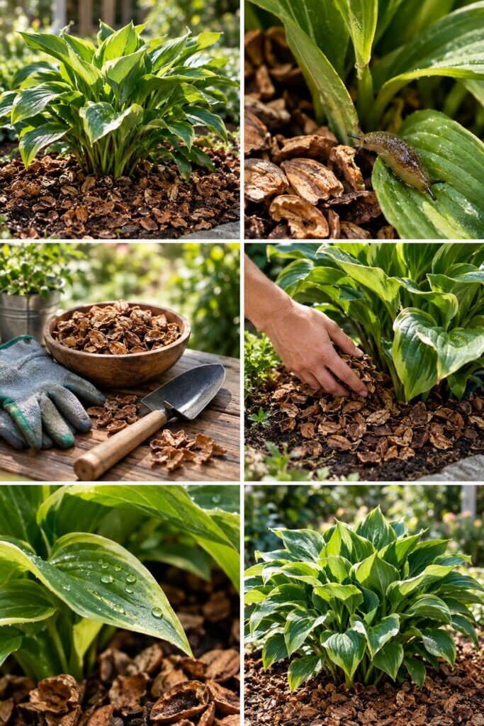 Limaces : le paillage de coquilles de noix, testé sur un balcon