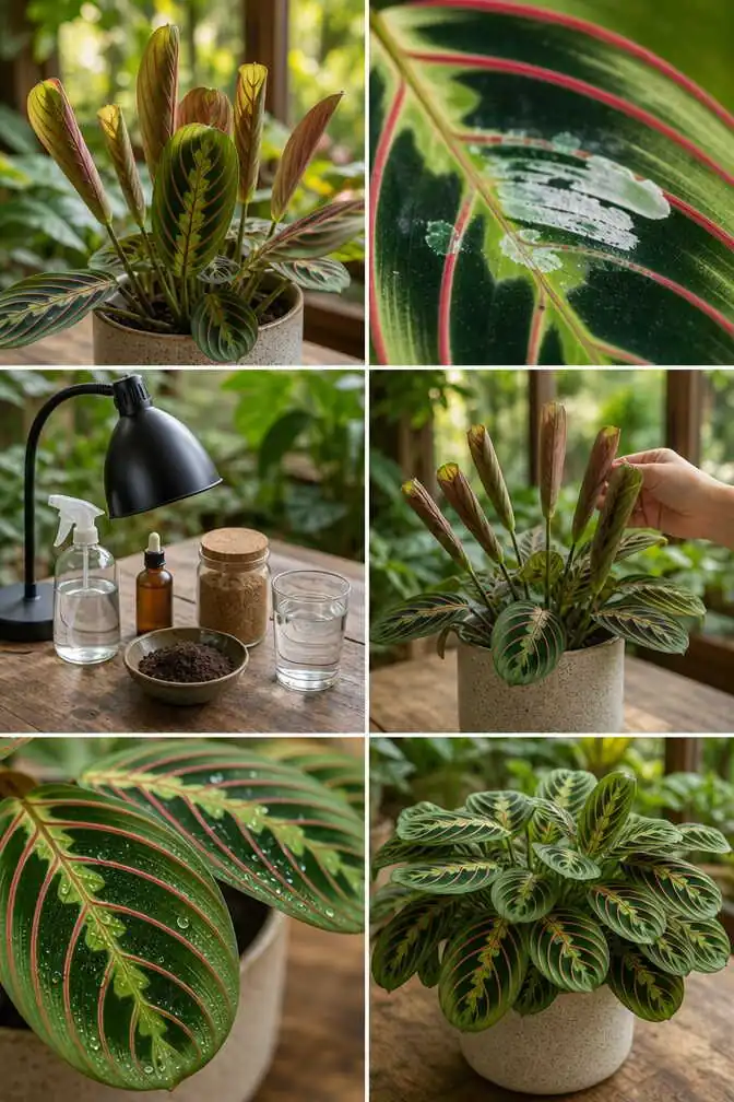 Maranta (plante qui prie) : ses feuilles bougent le soir, voici pourquoi