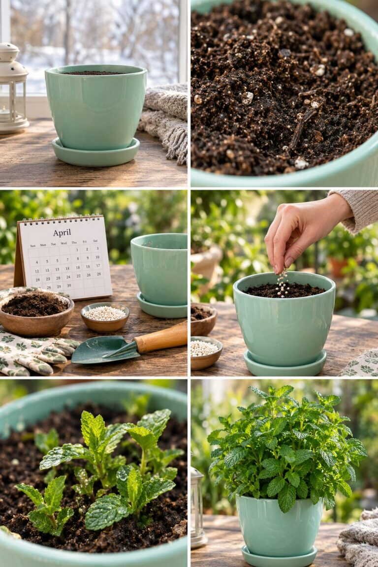 Menthe en hiver : elle disparaît, mais elle revient en avril