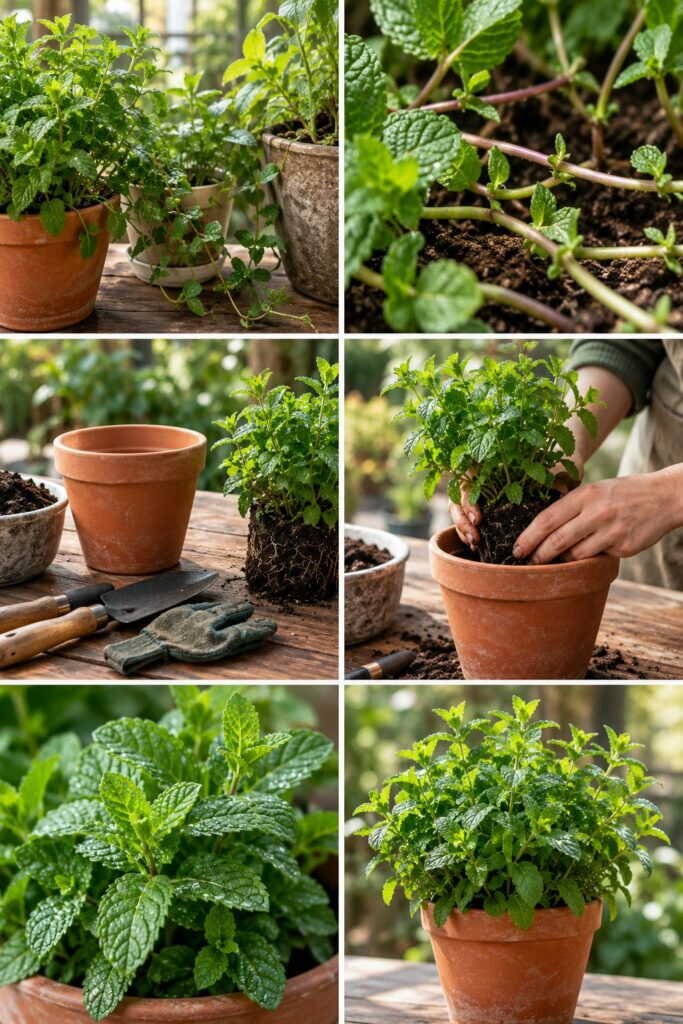 Menthe : la seule façon de la cultiver sans qu'elle envahisse tout