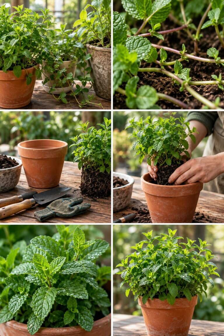 Menthe : la seule façon de la cultiver sans qu&rsquo;elle envahisse tout