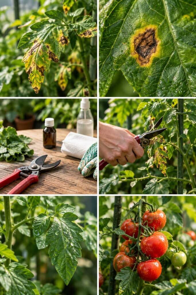 Mildiou sur les tomates : les taches brunes, il faut agir en 24 h