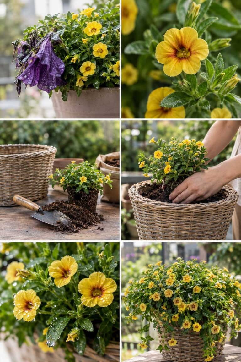 Mini-pétunia (calibrachoa) : celui qui ne fond pas sous la pluie, contrairement au pétunia