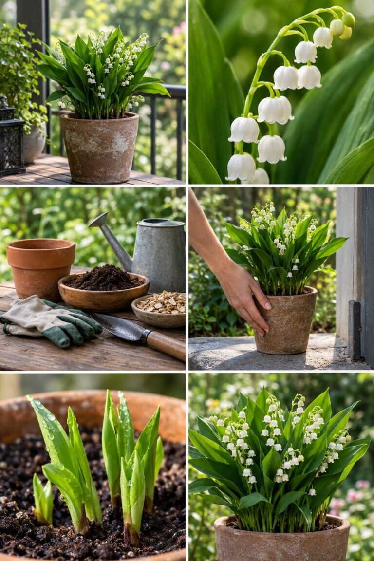 Muguet en pot : à l&rsquo;ombre du balcon, il revient chaque 1er mai