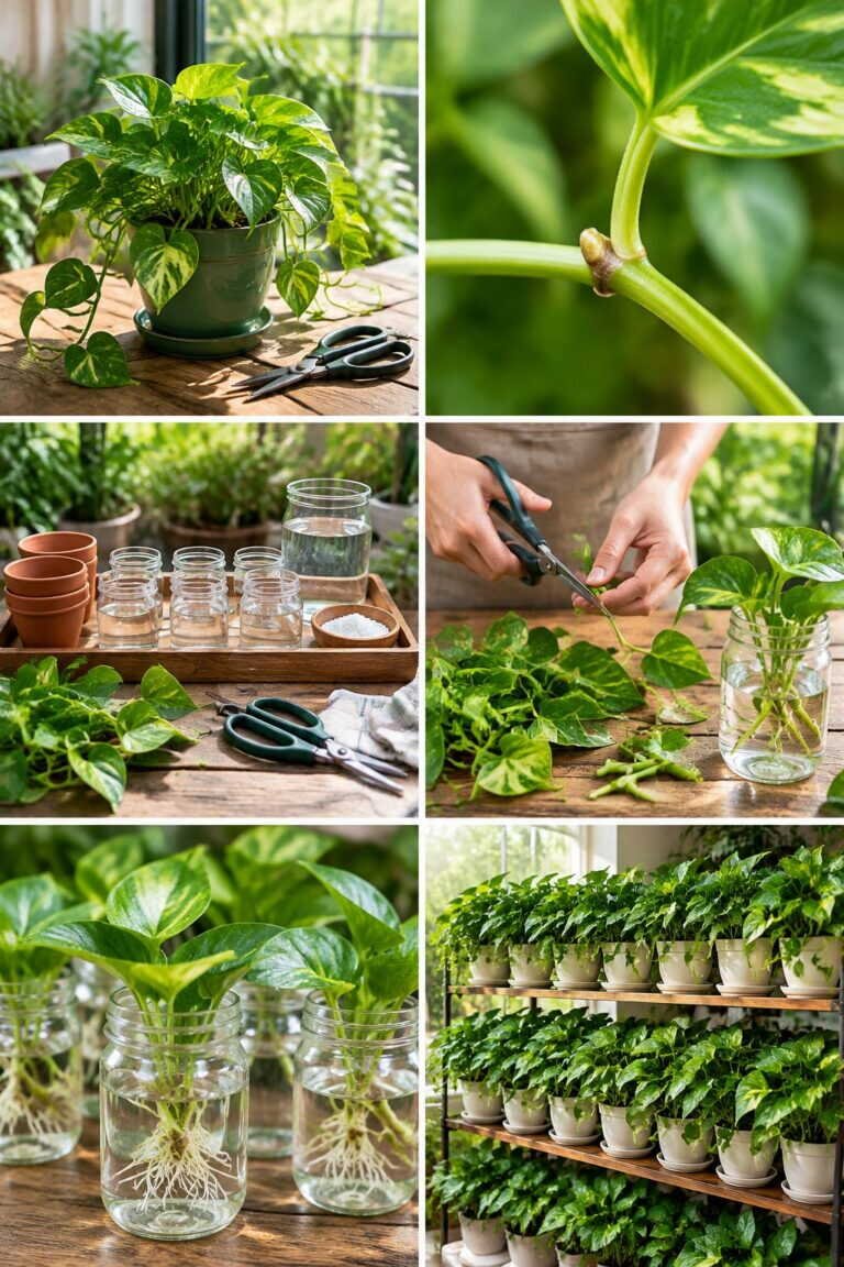 Multiplier un pothos à l&rsquo;infini : 1 plante = 20 en un été