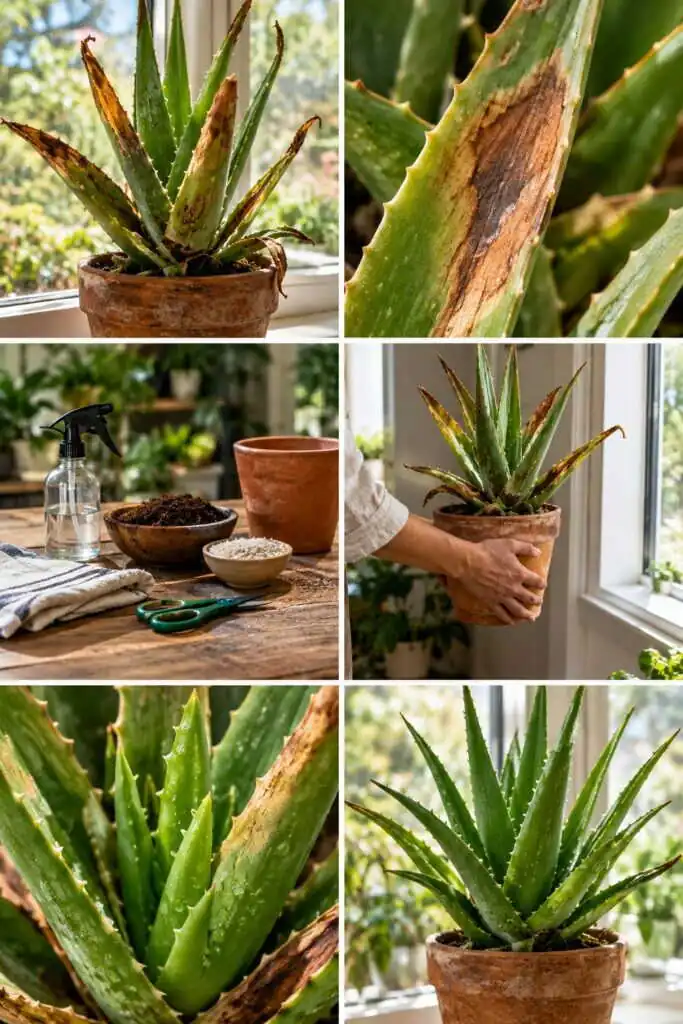 Ne mettez jamais votre aloe vera en plein soleil derrière une vitre, voici pourquoi