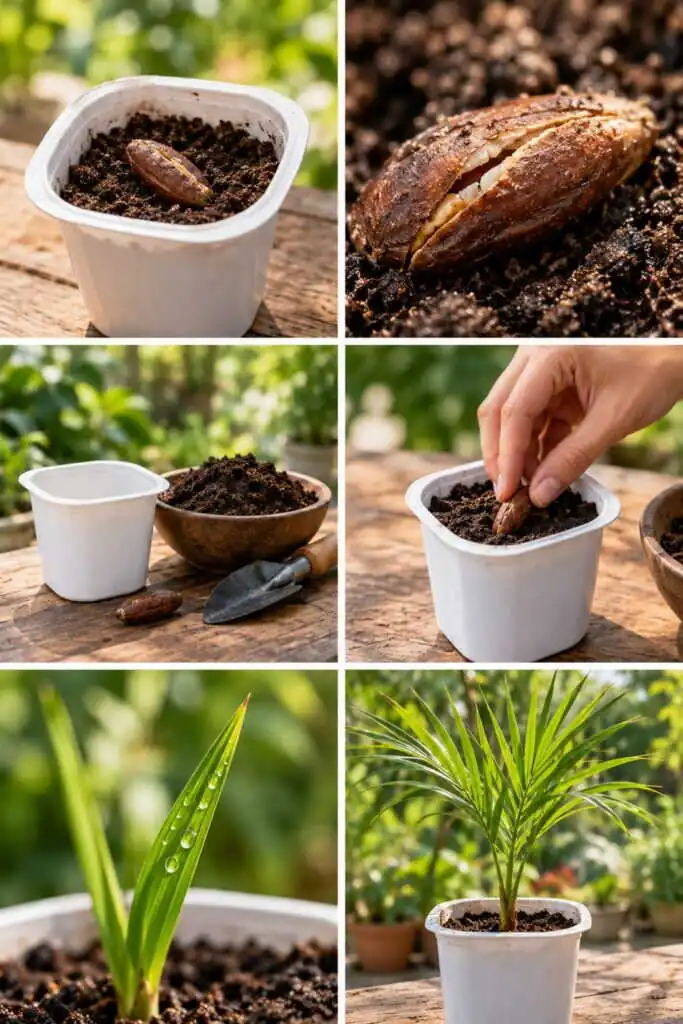 Noyau de datte : le palmier qu'on fait pousser dans un pot de yaourt