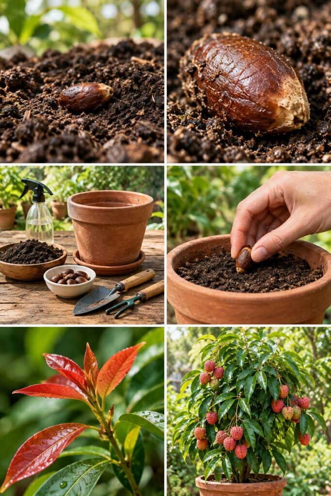 Noyau de litchi : la plante d'intérieur qu'on a gratuitement