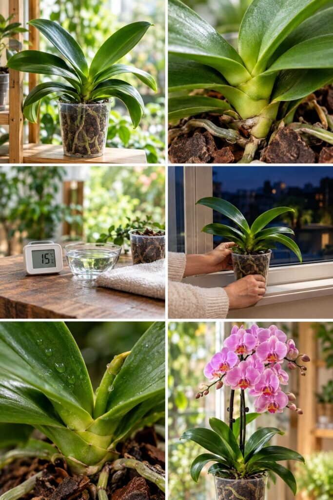 Orchidée qui ne refleurit plus depuis 2 ans : une nuit à 15 °C et elle repart