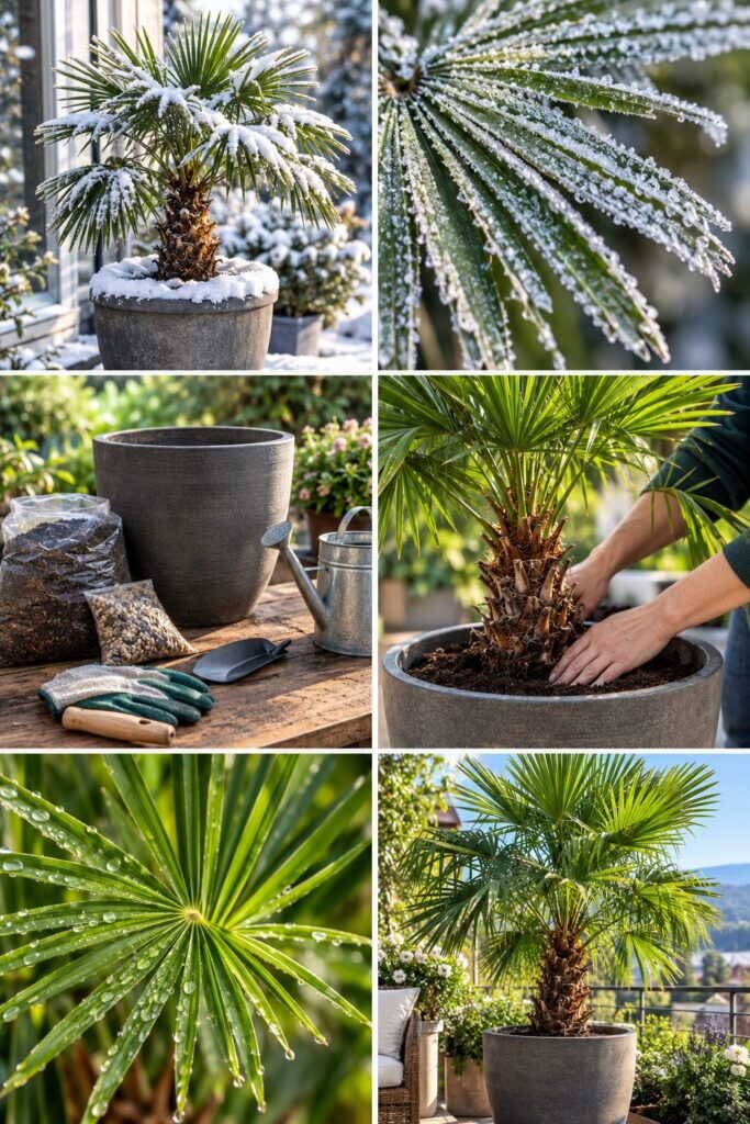 Palmier en pot sur balcon : celui qui résiste à -15 °C (trachycarpus)