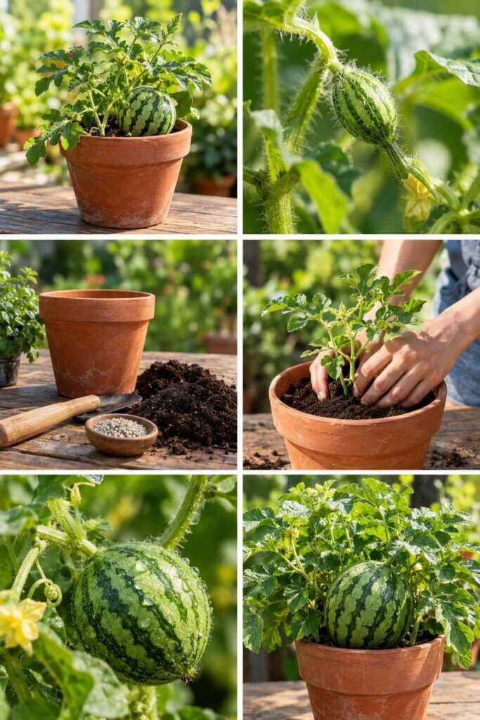 Pastèque en pot : possible, avec la mini-variété
