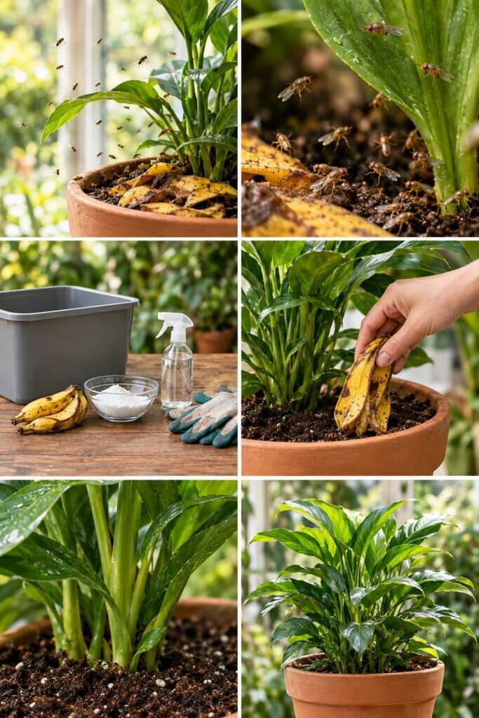 Peau de banane et moucherons : pourquoi ça peut empirer les choses