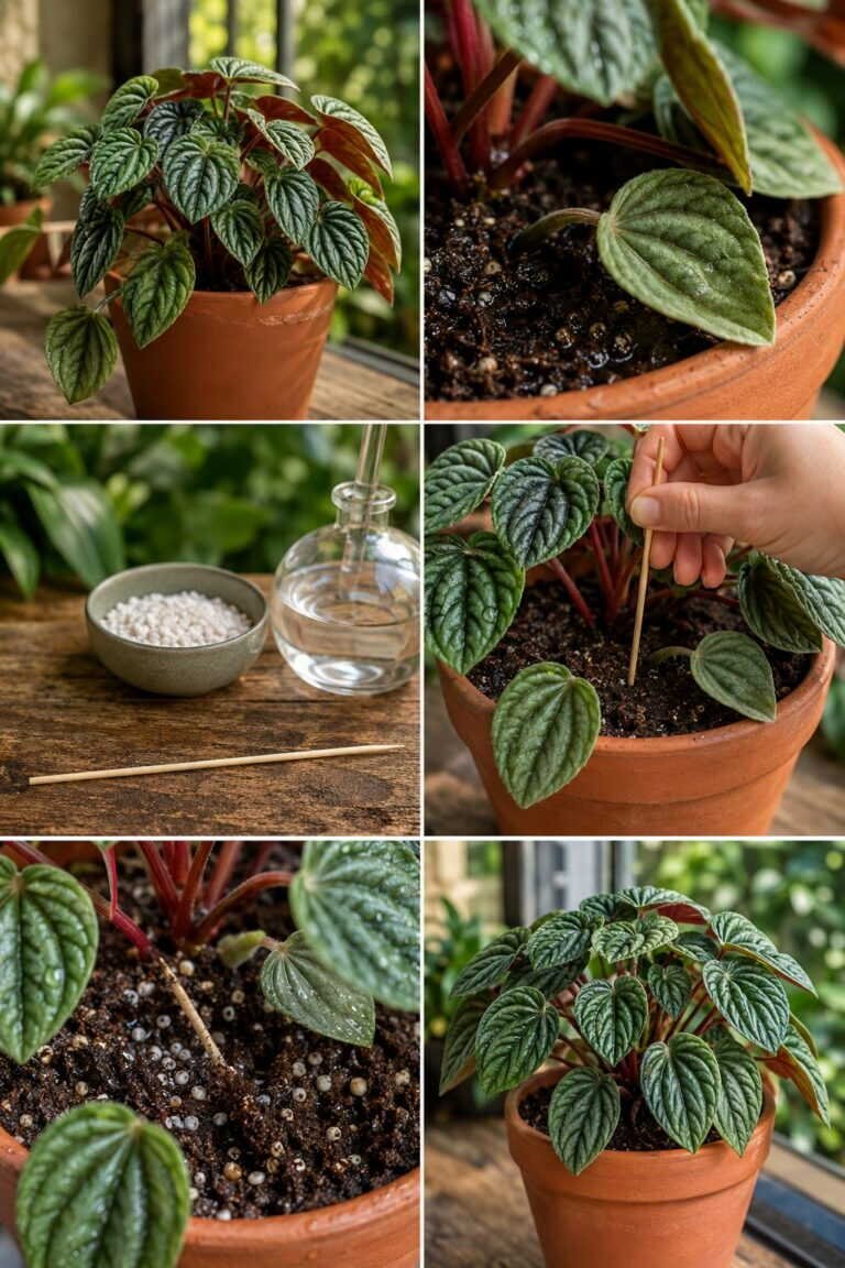 Peperomia aux feuilles molles : elle a soif même si la terre semble humide, voici pourquoi