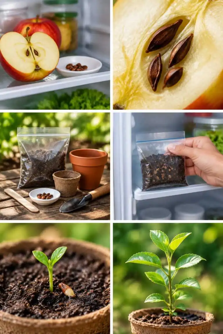 Pépins de pomme : 6 semaines au frigo, puis le pot