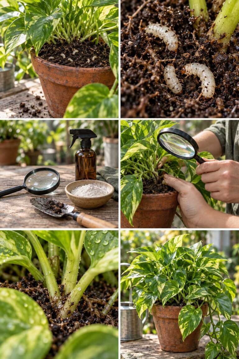 Petits vers blancs dans le terreau : ce que c&rsquo;est et quoi faire