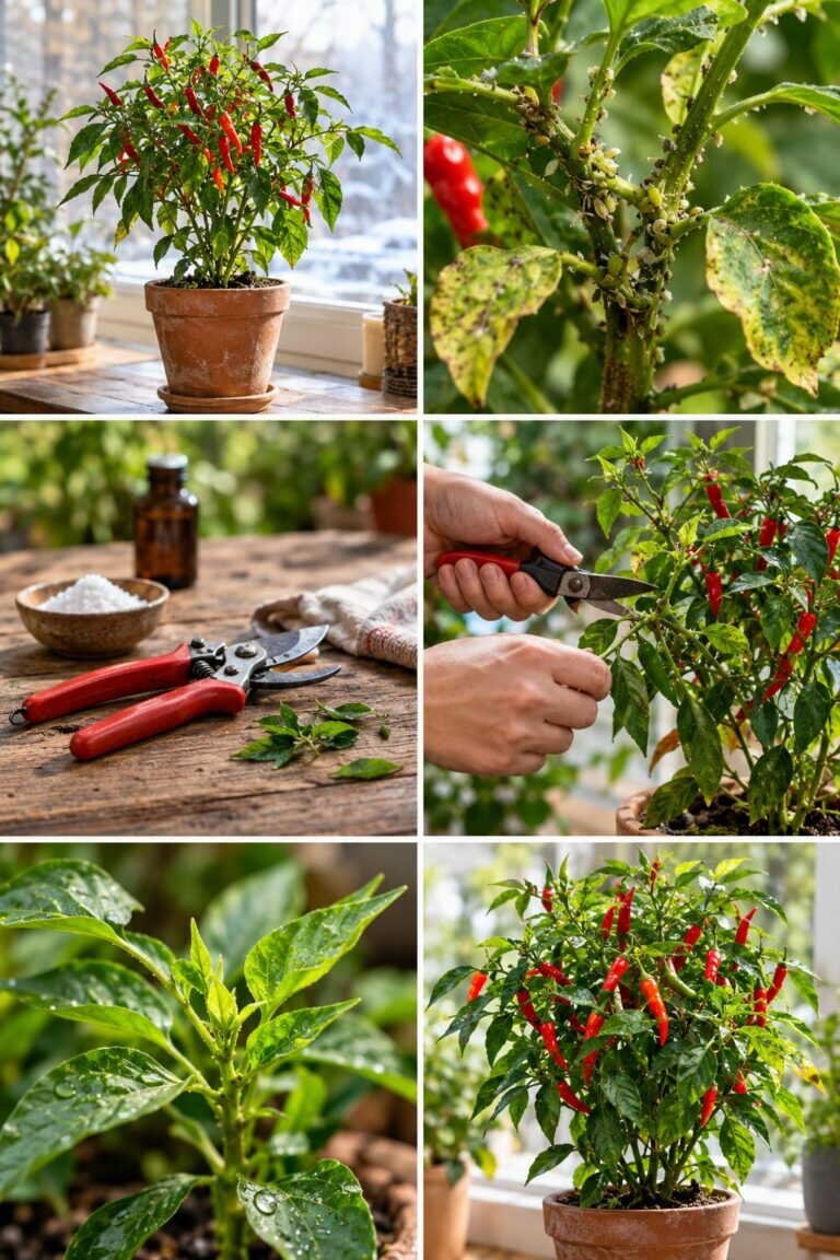 Piment d&rsquo;intérieur : le garder d&rsquo;une année sur l&rsquo;autre