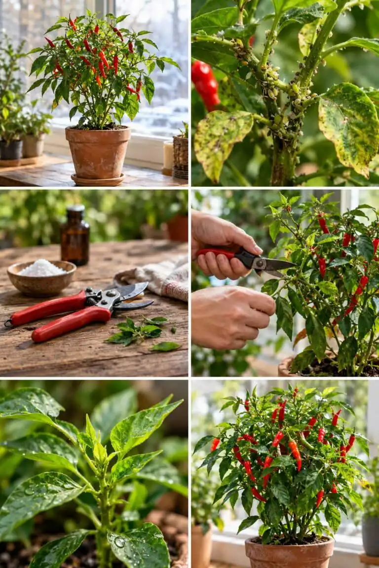 Piment d&rsquo;intérieur : le garder d&rsquo;une année sur l&rsquo;autre