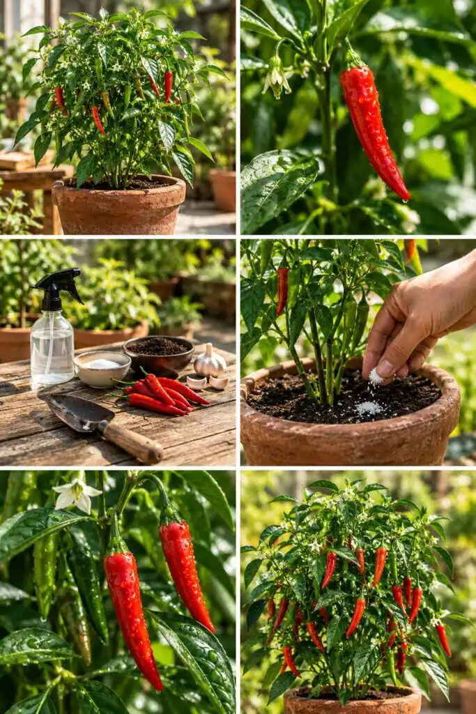 Piments en pot : plus il a chaud, plus il pique