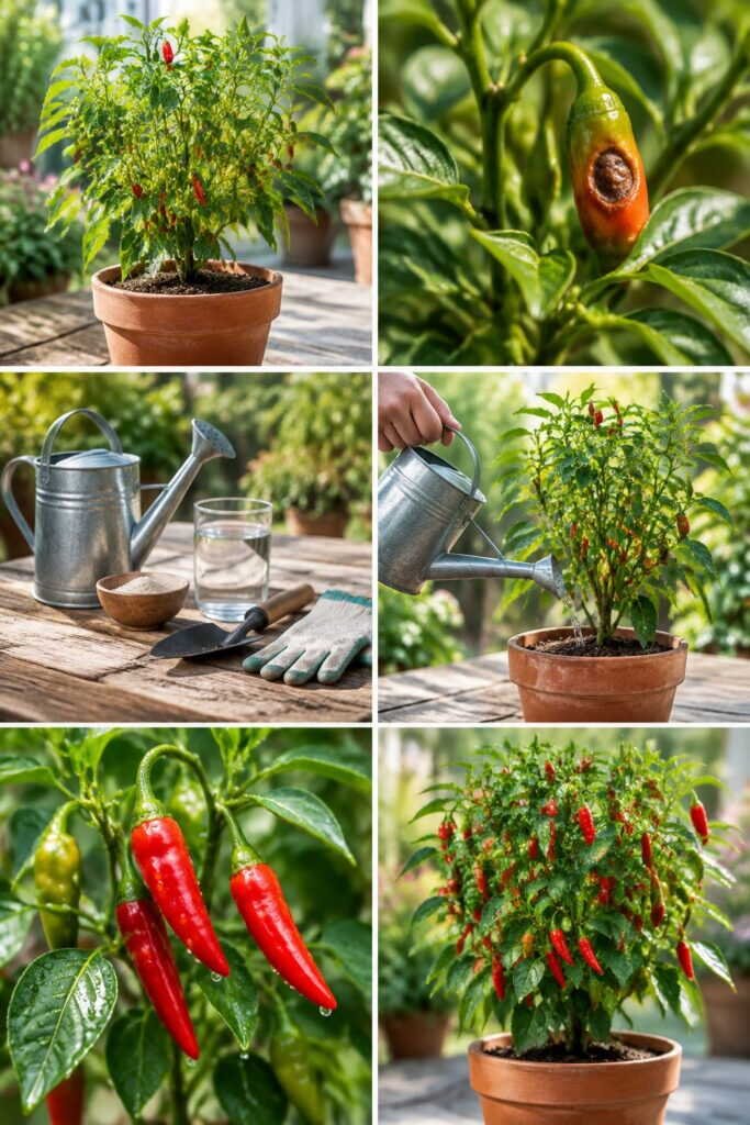 Piments qui ne piquent pas : trop d'eau