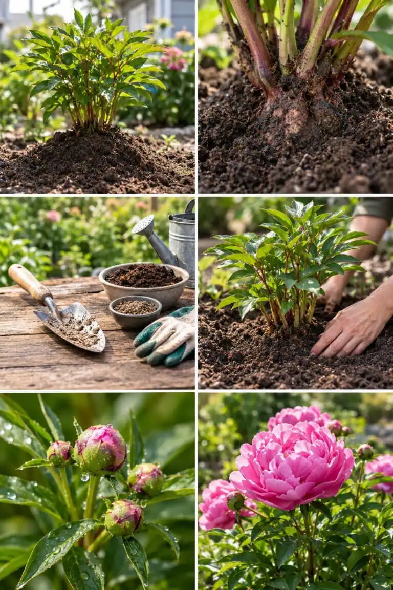 Pivoine qui ne fleurit pas : elle est plantée trop profond