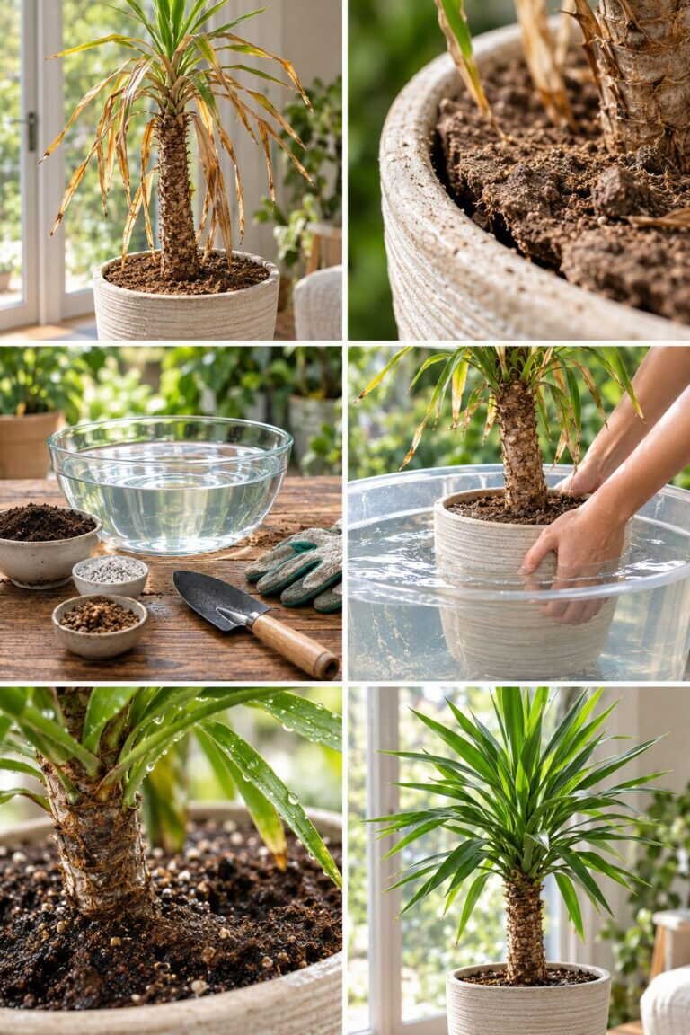 Plante desséchée : le bain de 30 minutes, pas l&rsquo;arrosoir