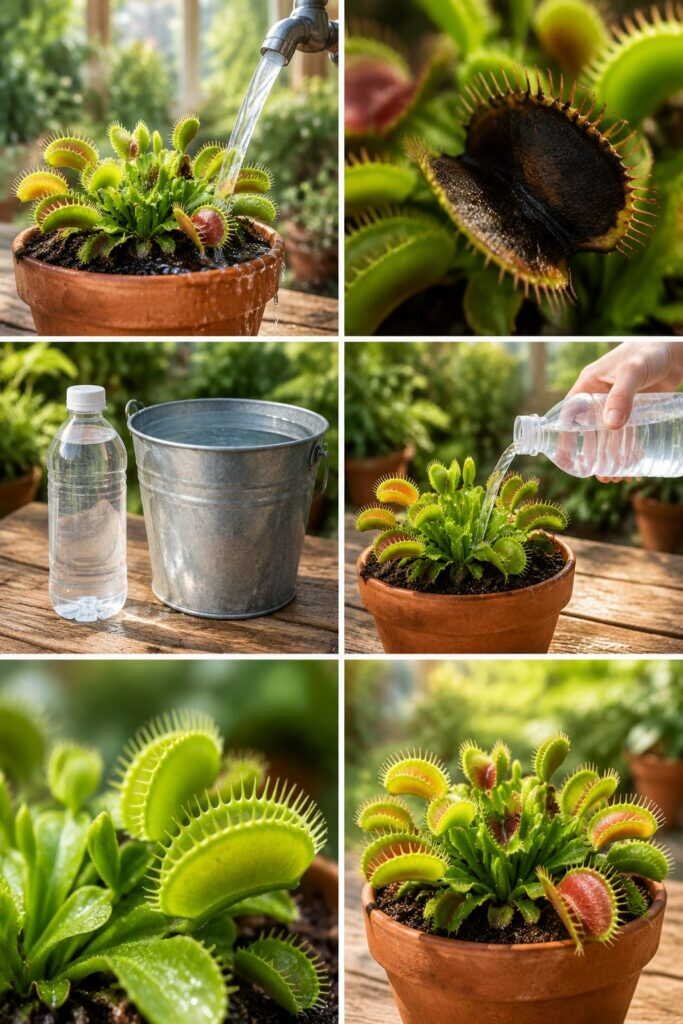Plantes carnivores : l'eau du robinet les tue en 1 mois, voici quoi utiliser