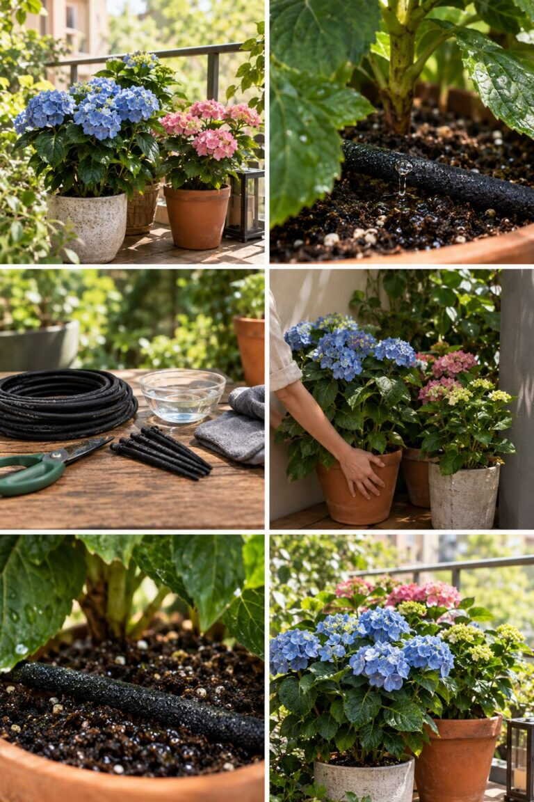 Plantes de balcon en vacances : les regrouper à l&rsquo;ombre change tout