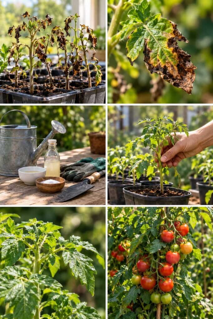 Plants sortis trop vite : ils grillent en un jour, la semaine de transition