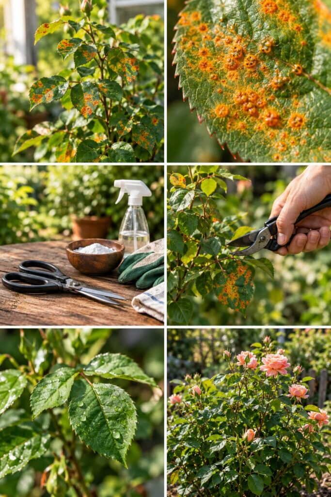 Points orange sous les feuilles : c'est la rouille, coupez tout avant qu'elle se propage