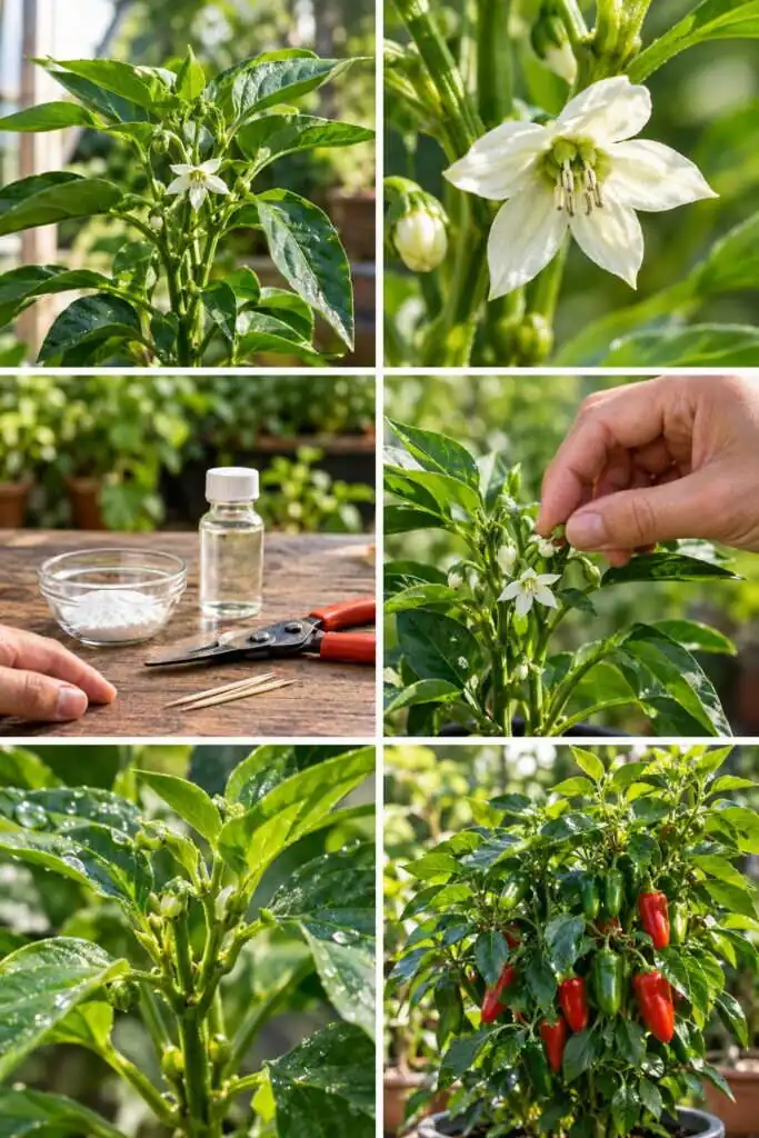 Poivron : pincez la première fleur et le plant devient deux fois plus fort