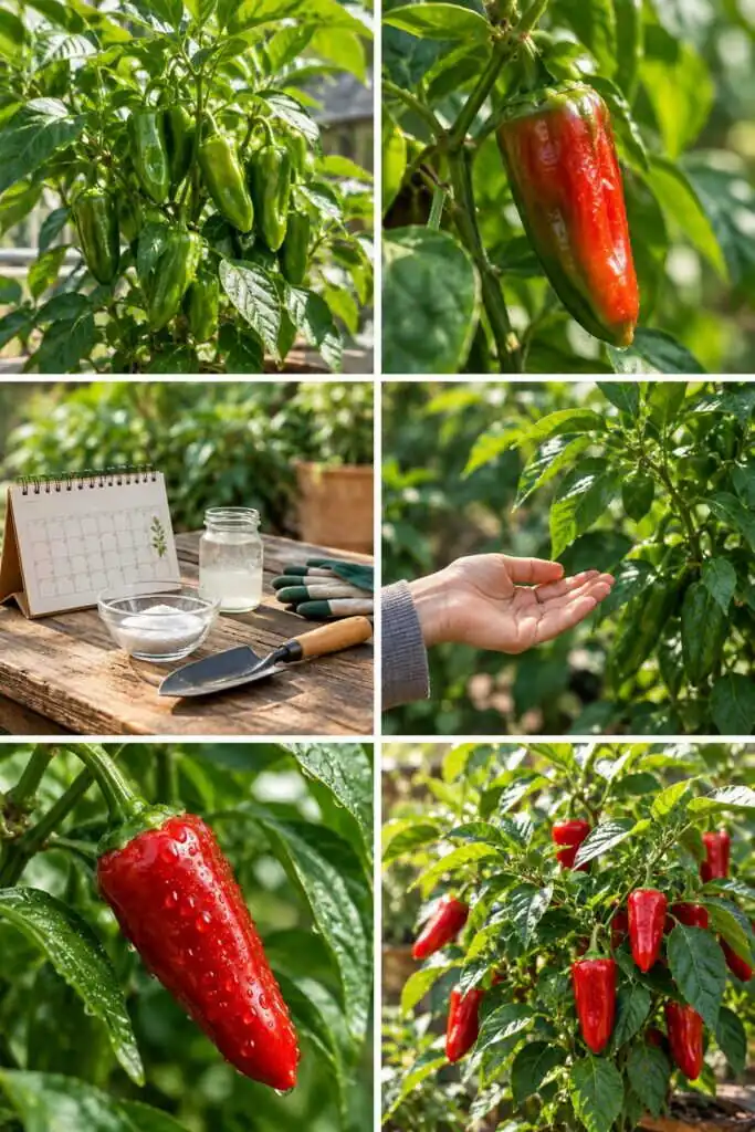 Poivrons verts qui ne rougissent pas : 3 semaines de patience de plus sur le plant