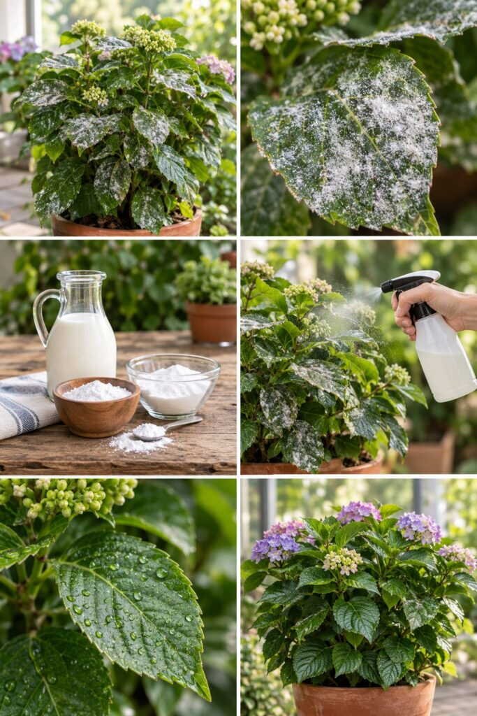 Poudre blanche sur les feuilles : l'oïdium, le lait et le bicarbonate