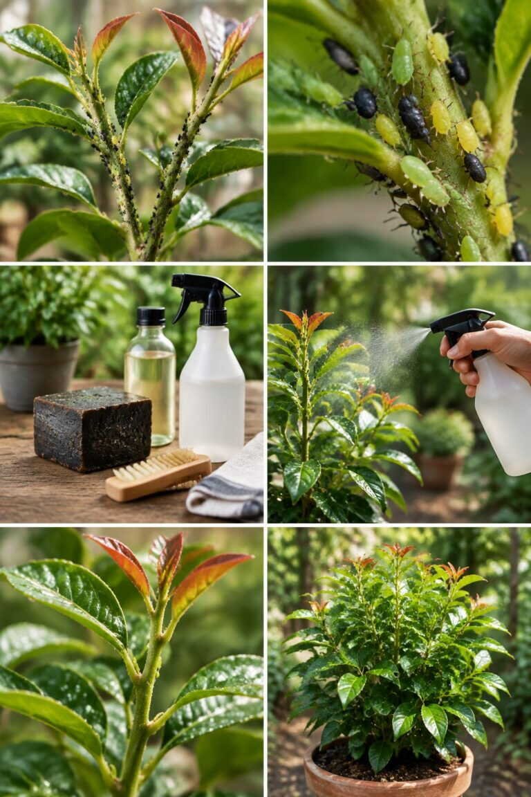 Pucerons verts, noirs, blancs : la même solution