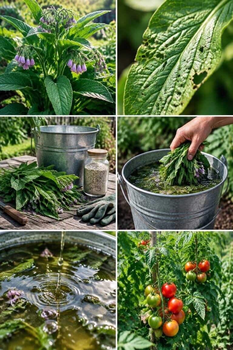 Purin de consoude : l&rsquo;engrais des tomates, gratuit