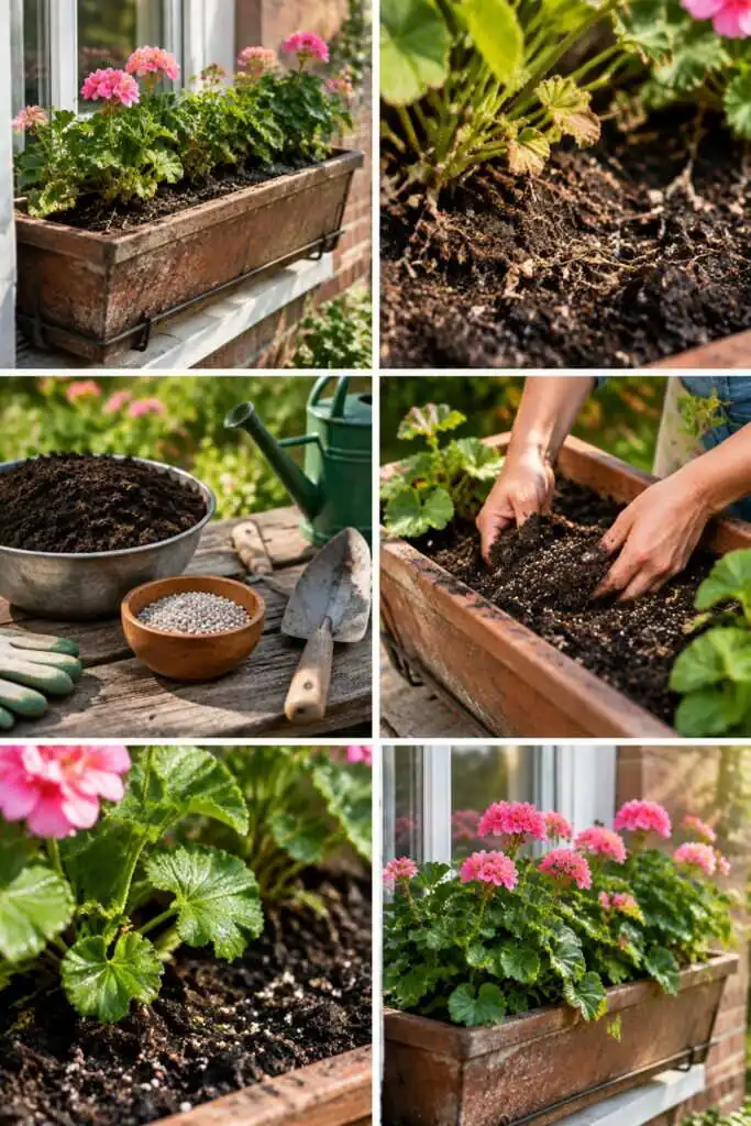 Réutiliser le terreau des jardinières l'année d'après : oui, mais comme ça