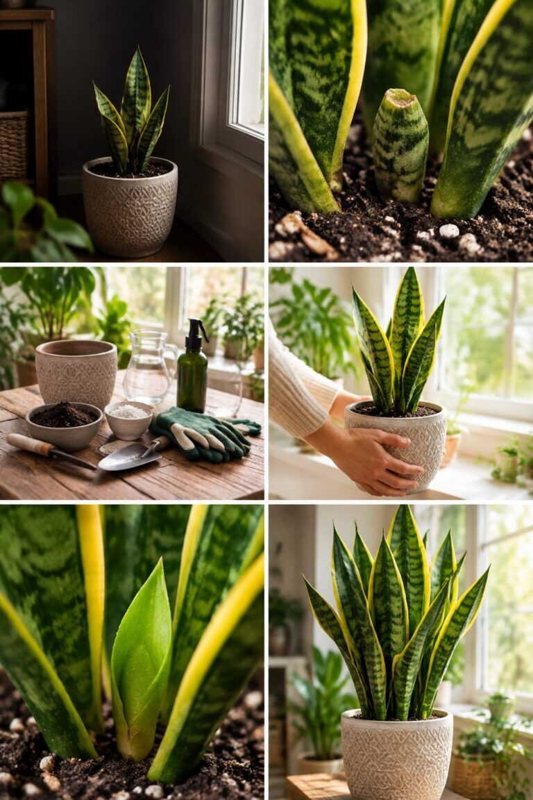 Sansevieria qui ne pousse pas : changez-la de place et elle double en un été
