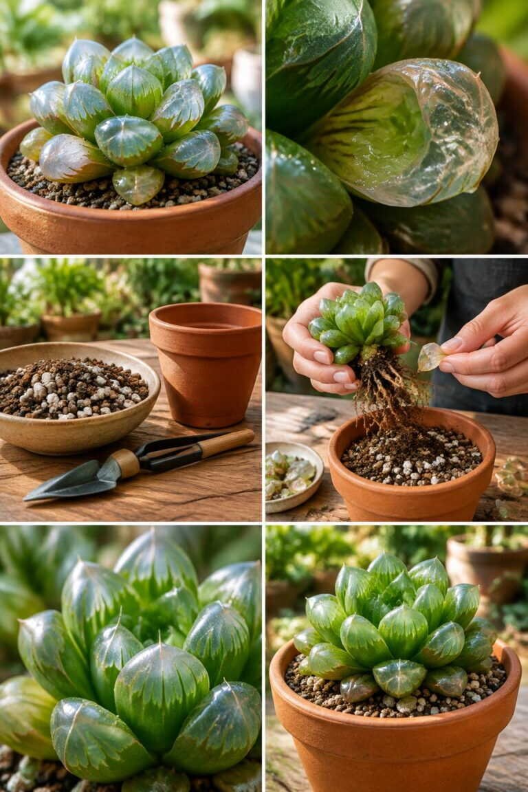 Succulentes aux feuilles translucides : elles ont été noyées