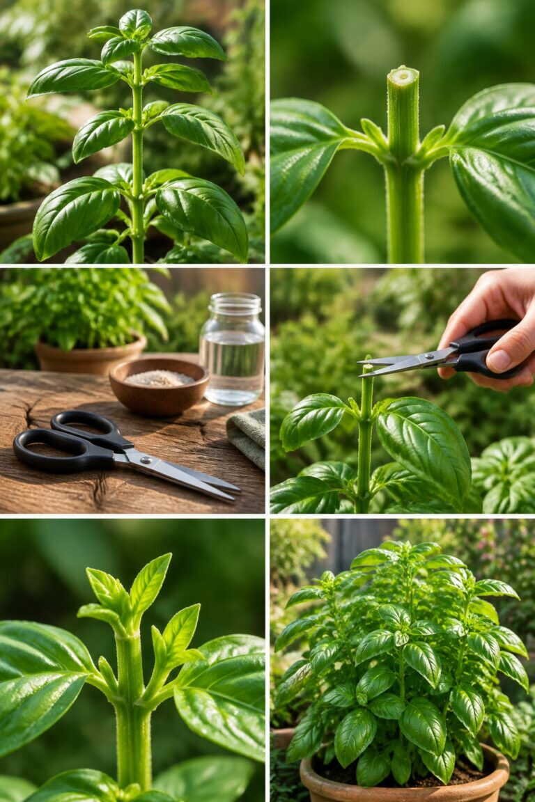 Tailler le basilic : où couper exactement pour qu&rsquo;il devienne buissonnant