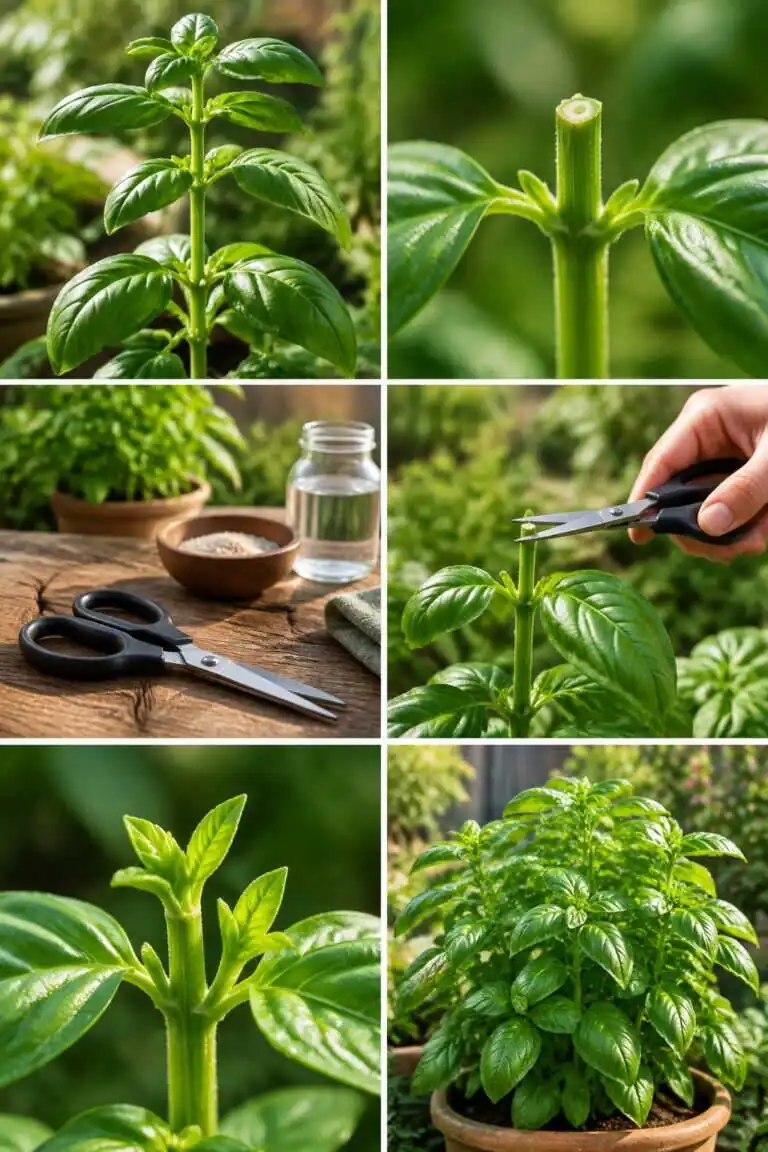 Tailler le basilic : où couper exactement pour qu&rsquo;il devienne buissonnant