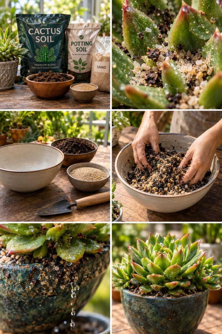 Terreau spécial cactus : arrêtez de l&rsquo;acheter, terreau + sable moitié-moitié fait la même chose