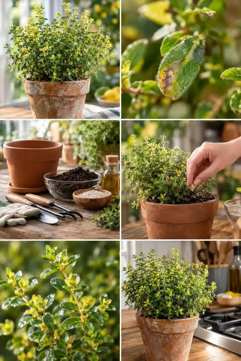 Thym citron : l&rsquo;aromatique qui sent le citron et qu&rsquo;il faut avoir près de la cuisine