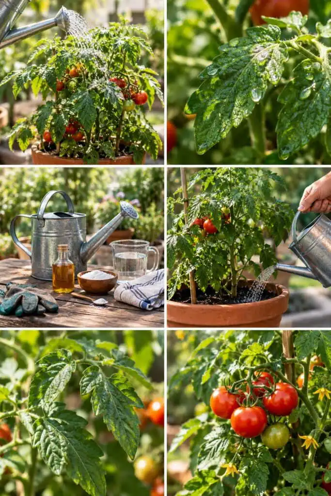 Tomates : arrosez au pied, jamais sur les feuilles