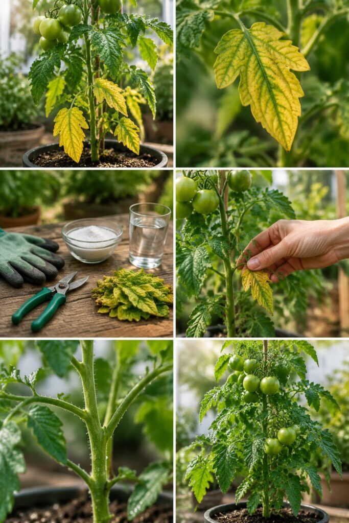 Tomates aux feuilles jaunes en bas : normal ou alerte ? Le test en 10 secondes