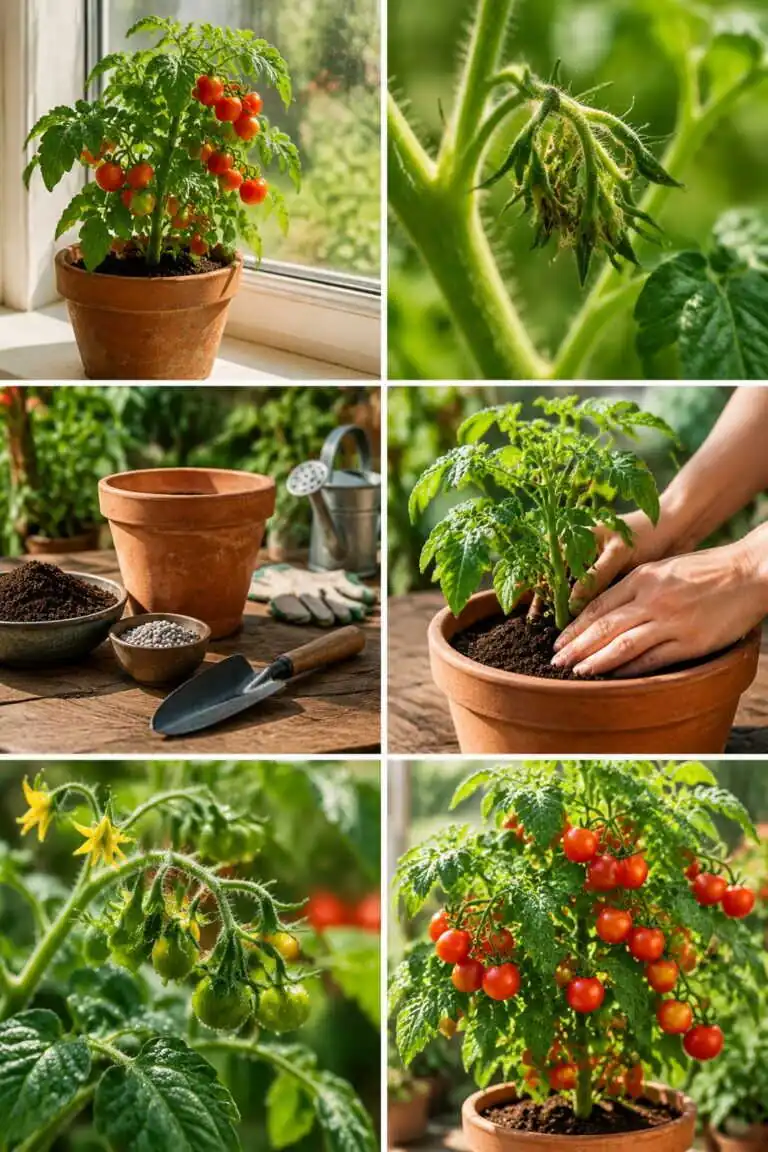 Tomates cerises sur un rebord de fenêtre : 200 fruits sur un seul pied