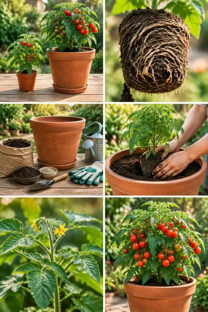 Tomates en pot : le volume de terre minimum pour que ça marche