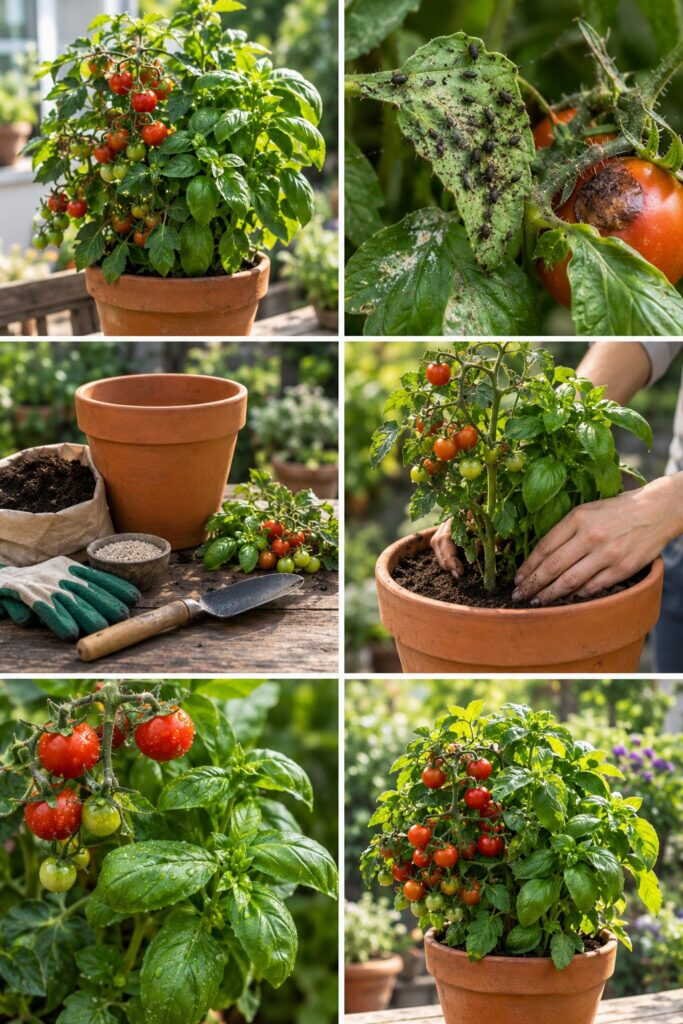 Tomates et basilic dans le même pot : ce que ça change vraiment